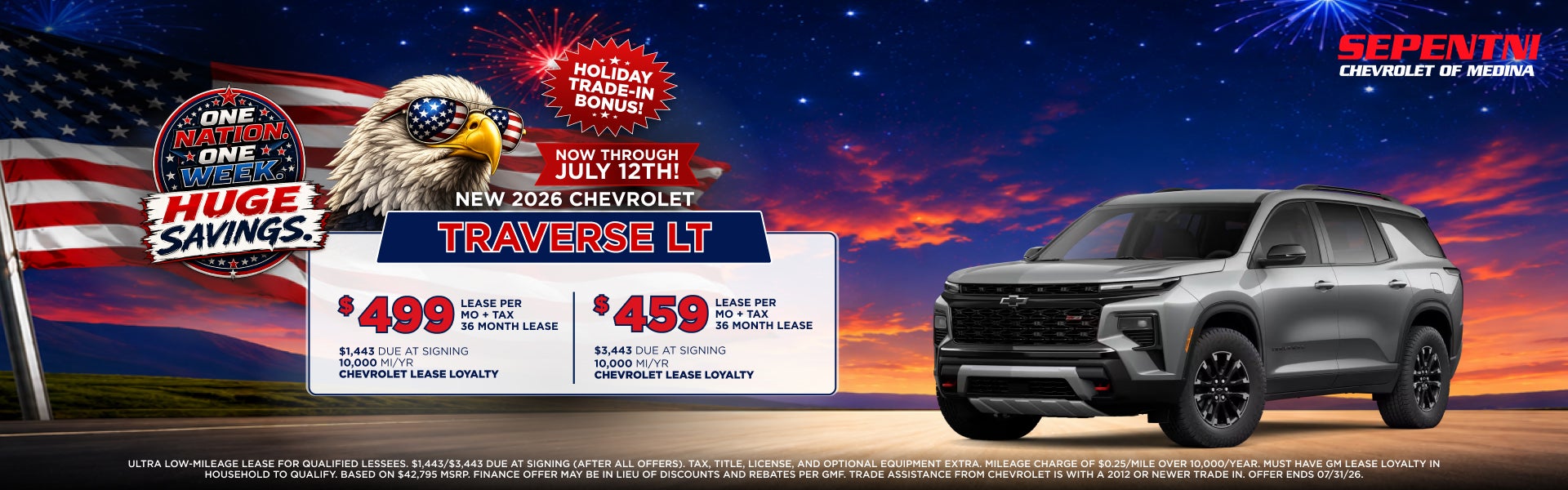 2026 CHEVY TRAVERSE